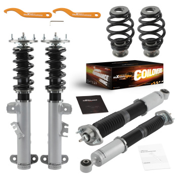 Kit ammortizzatori per auto Anteriore e Posteriore compatibile per BMW 3 Series E36 91-98 Lowering Kit