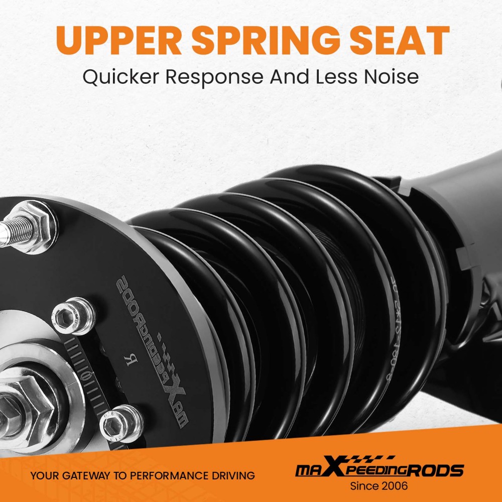 Coilovers Shock Struts Set compatible for BMW E36 318i 320i 91-98 24 Ways Adjustable Damper