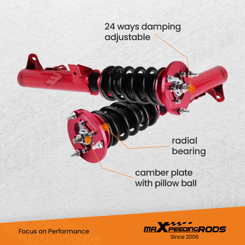 Coilovers y suspensiones roscadas tuning compatible para BMW E36 1990-1998 316i 318i 325i