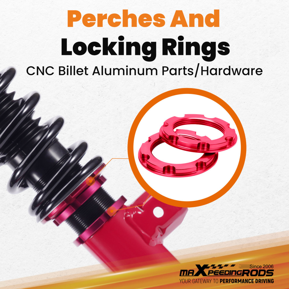 Compatible for BMW 3 Series E36 90-99 316i 320i Height Adjustable Coilover Suspension Kit Lowering Kit