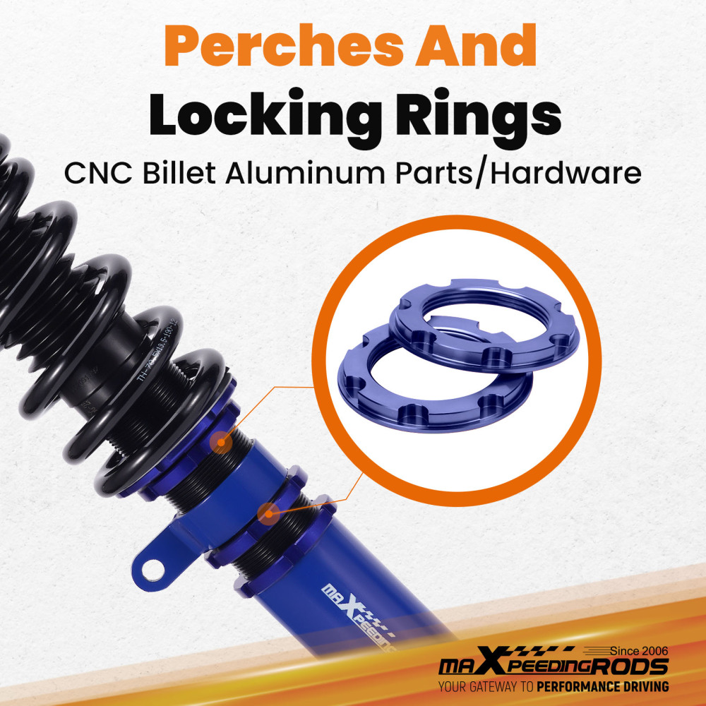 Adjustable Height Coilover Kit compatible for BMW 5 Series E39 520i 525i 530i 535i 540i