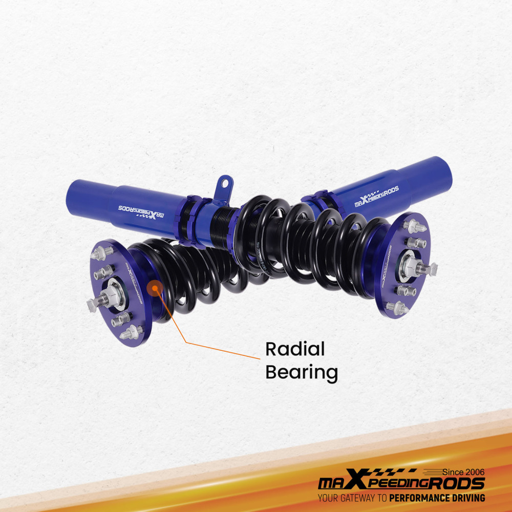 Suspensión de coilovers ajustables de alto rendimiento compatible para BMW 5er E39 96-03 Sedan