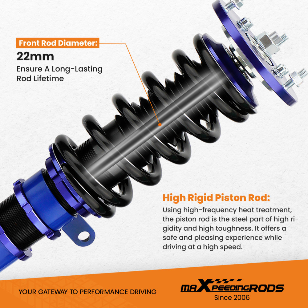 Compatible for BMW 5 Series 1996 - 2003 E39 525i 530i 528i 540i Shock Absorbers Coilovers suspension Kitlowering kit