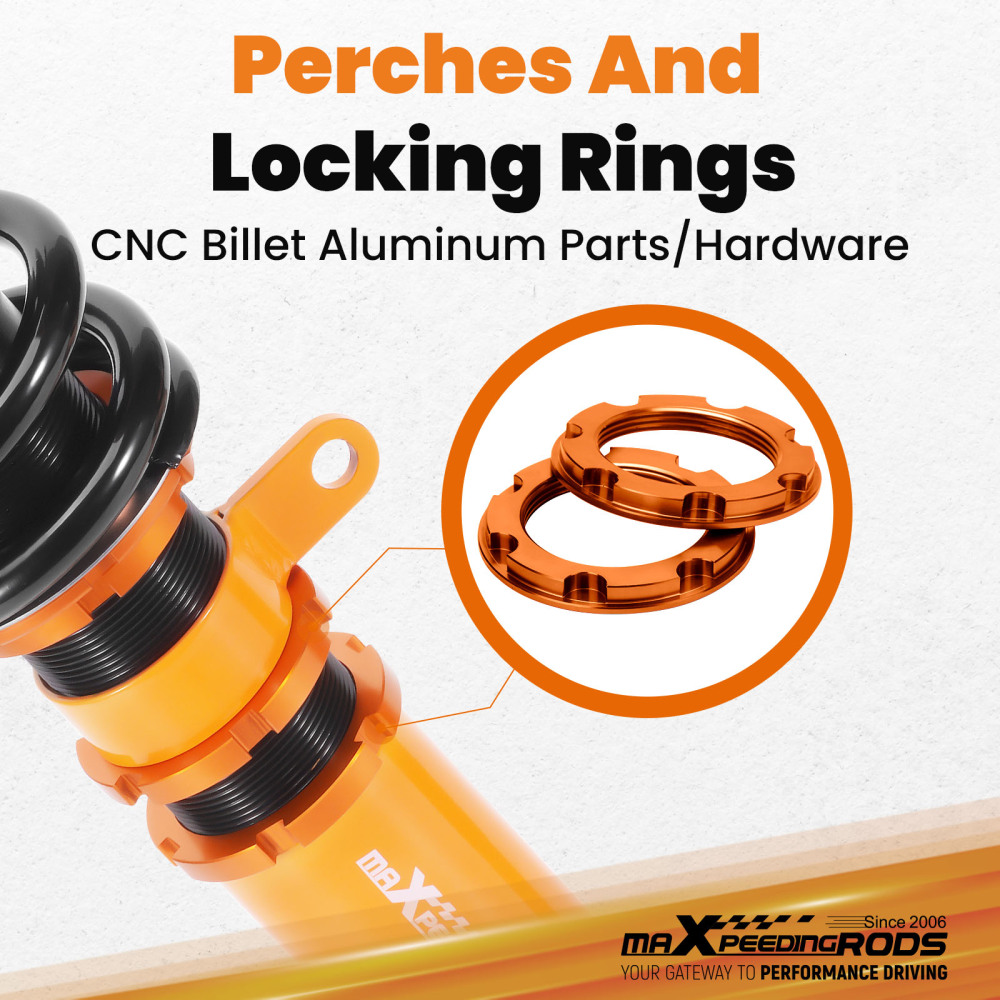 Coilovers Suspension Kit compatible for BMW E39 1995-2003 Saloon 520i-540i 520d 530d 525td