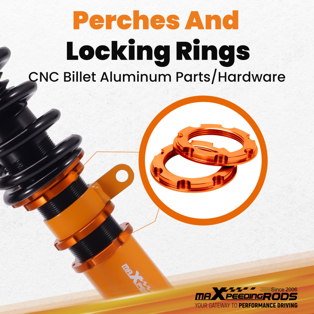 Coilovers Suspension Shock Strut compatible for BMW E39 5 Series 96-03 530i 535i 540i 525d