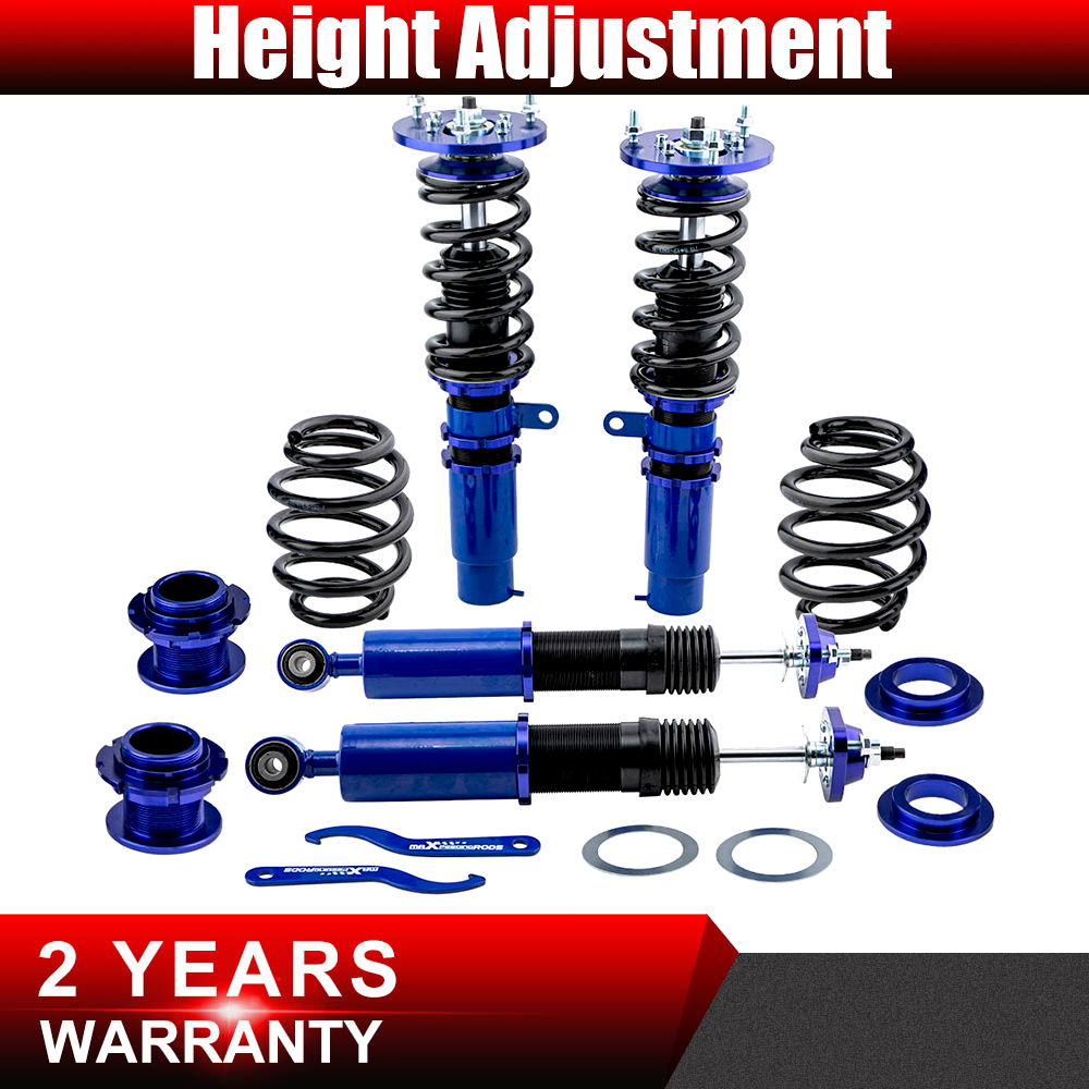 Height Adjustable Coilover Suspension Kit compatible for BMW E46 3 Series 1998 - 2006 320i 323ci 325i 328i Lowering Kit