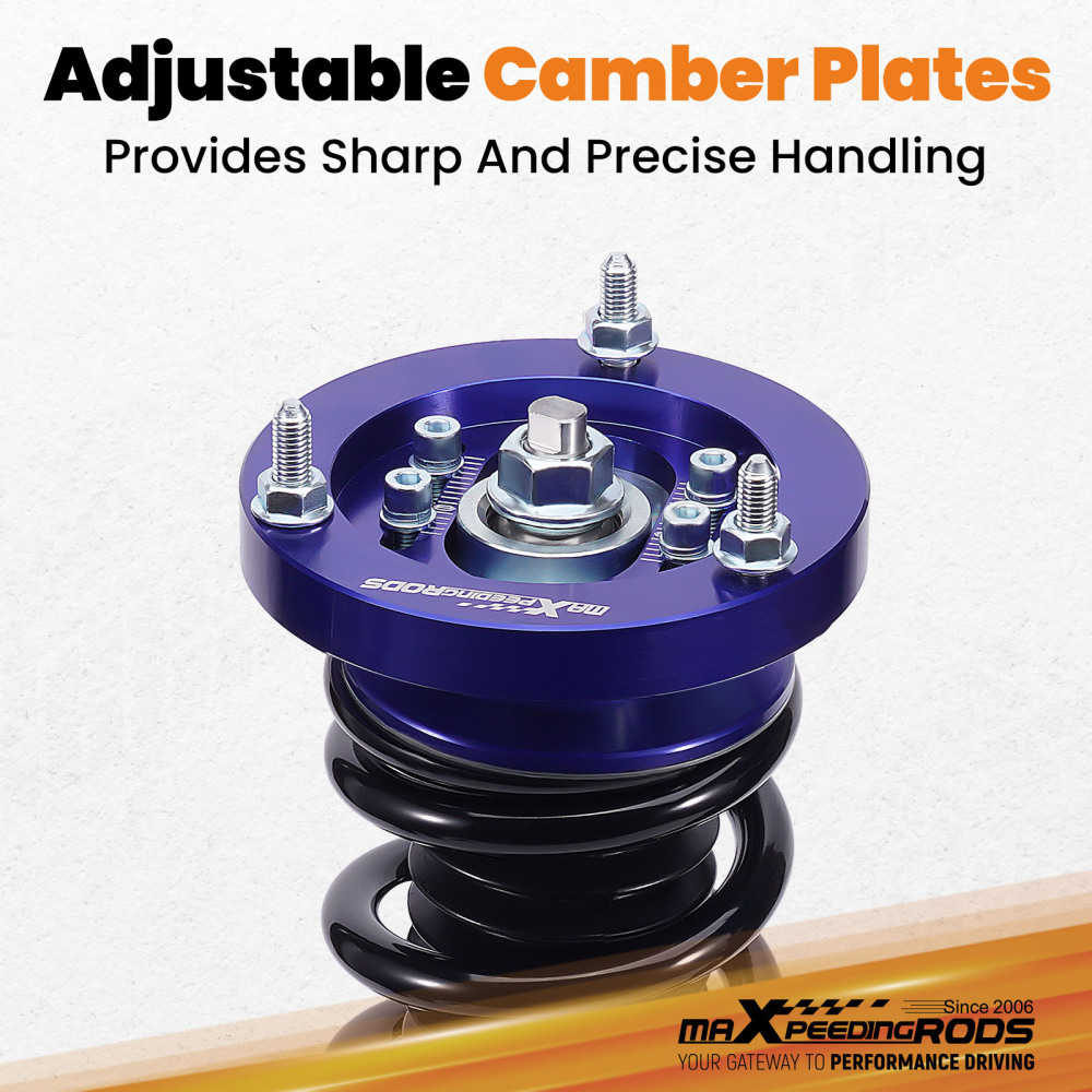 Coilover Coilovers Absorber Strut compatible for BMW E46 3 Series 98-06 Adjustable Height