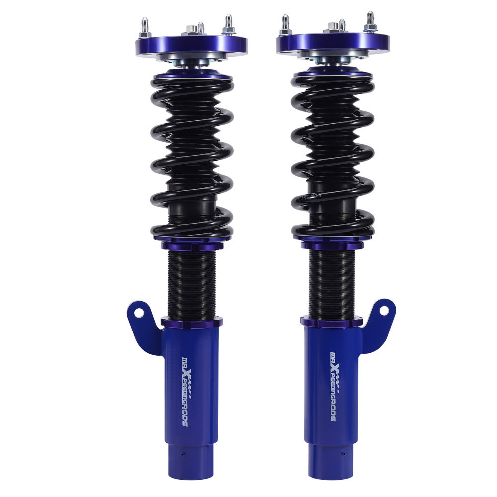 Maxpeedingrods Shock Absorbers Height Adjustble Coilovers Kit compatible for BMW E46 3 Series 1998-2005 lowering kit