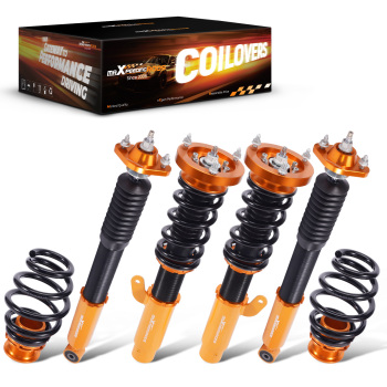 Kit ammortizzatori per auto Anteriore e Posteriore compatibile per BMW E46 3-Series 98-05 Lowering Kit