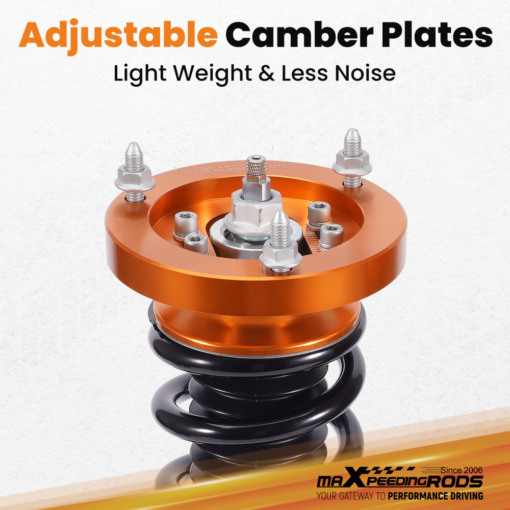 Kit ammortizzatori per auto Anteriore e Posteriore compatibile per BMW E46 3-Series 98-05 Lowering Kit