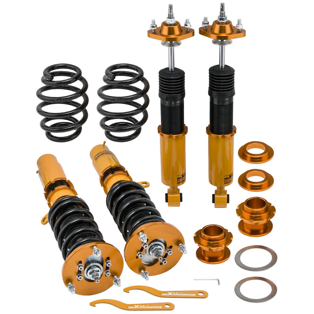 Compatible for BMW E46 3 Series 1998-2006 325i 330i Height And Damper Adjustable Coilover Suspension Kit Lowering Kit