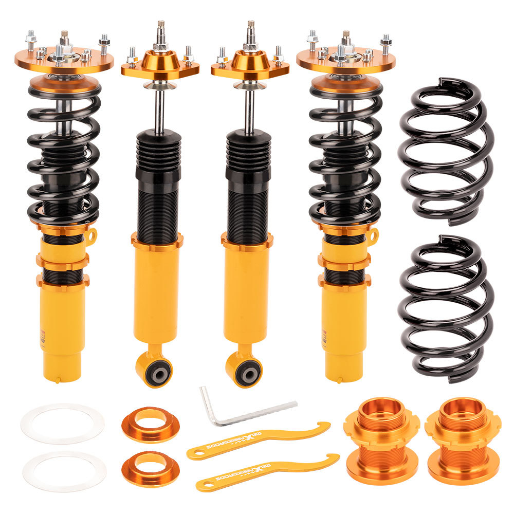 Compatible for BMW E46 3 Series 1998-2006 325i 330i Height And Damper Adjustable Coilover Suspension Kit Lowering Kit