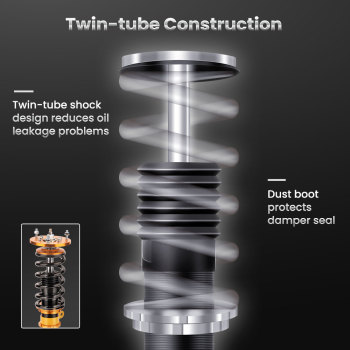 Compatible for BMW E46 3 Series 1998-2006 325i 330i Height And Damper Adjustable Coilover Suspension Kit Lowering Kit