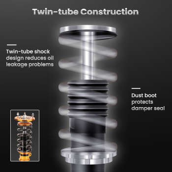 Compatible for BMW E46 3 Series 1998-2006 325i 330i Height And Damper Adjustable Coilover Suspension Kit Lowering Kit