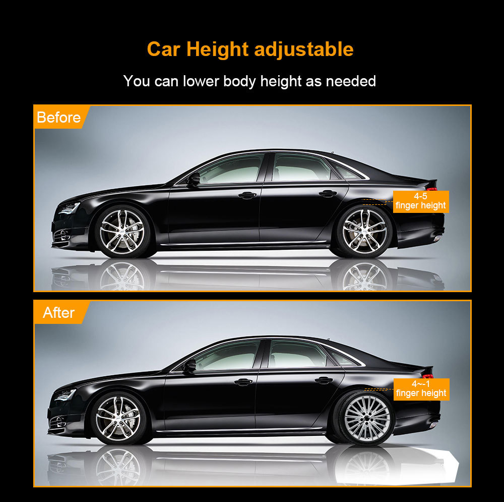 Compatible for BMW E46 3 Series 1998-2006 325i 330i Height And Damper Adjustable Coilover Suspension Kit Lowering Kit