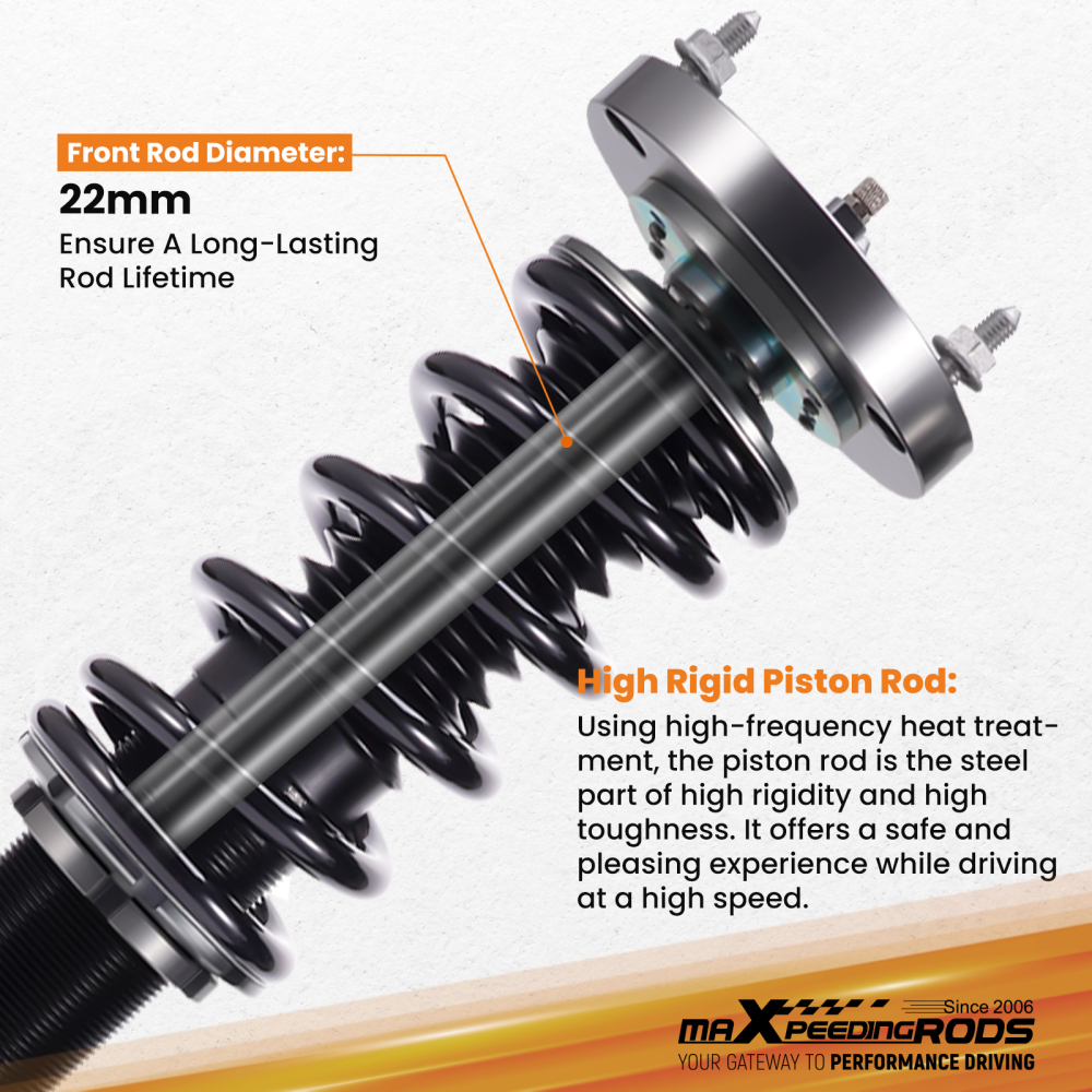 Adjustable Coilovers Coil Over Spring compatible for BMW E46 320ci 325ci Coupe Sedan Shock