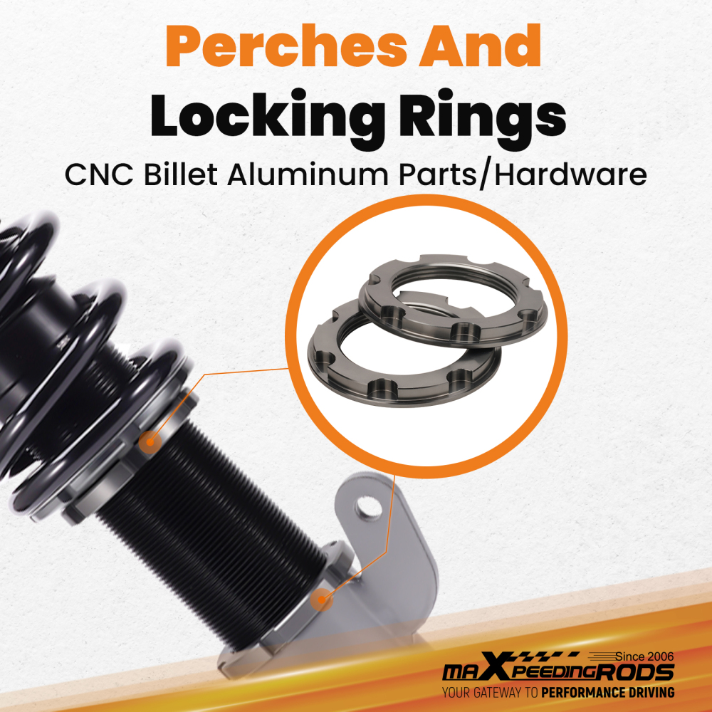 Adjustable Coilovers Coil Over Spring compatible for BMW E46 320ci 325ci Coupe Sedan Shock