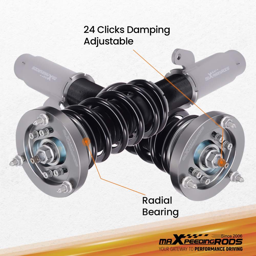 Adjustable Coilovers Coil Over Spring compatible for BMW E46 320ci 325ci Coupe Sedan Shock