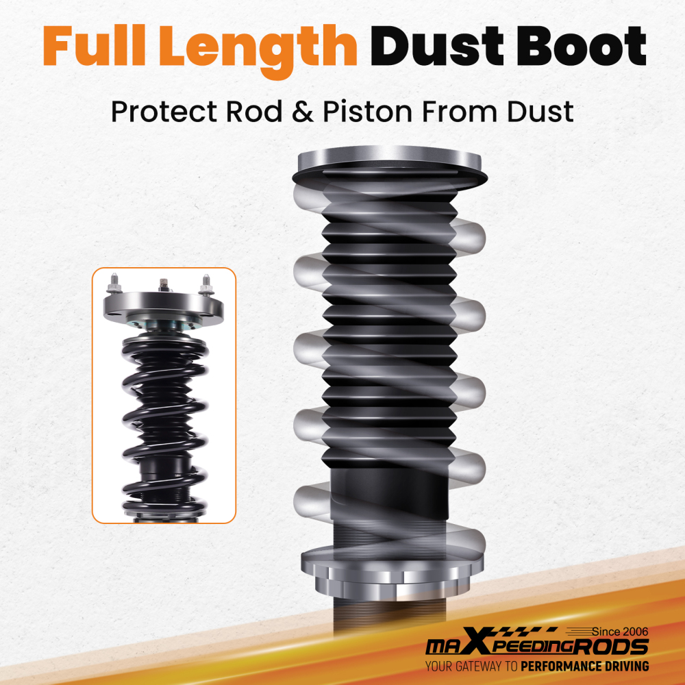 Adjustable Coilovers Coil Over Spring compatible for BMW E46 320ci 325ci Coupe Sedan Shock