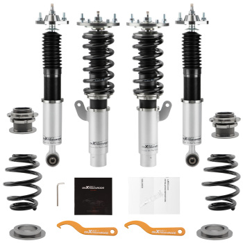 Kit Assetto Regolabile a Ghiera compatibile per BMW 3 Serie E46 1998-2005 berlina Cabriolet