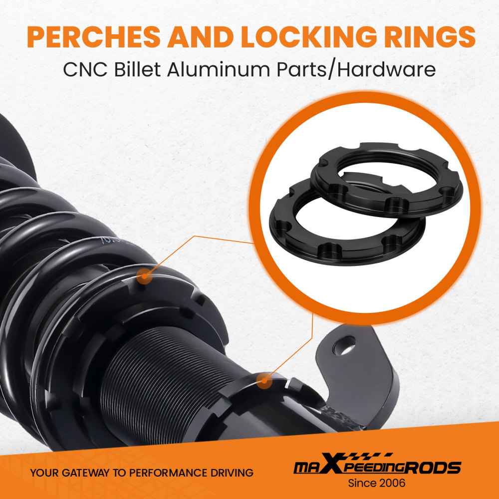 Coilovers compatible for BMW E46 328 325 330 1999-2005 24 Ways Dampers Springs Lowering Kit