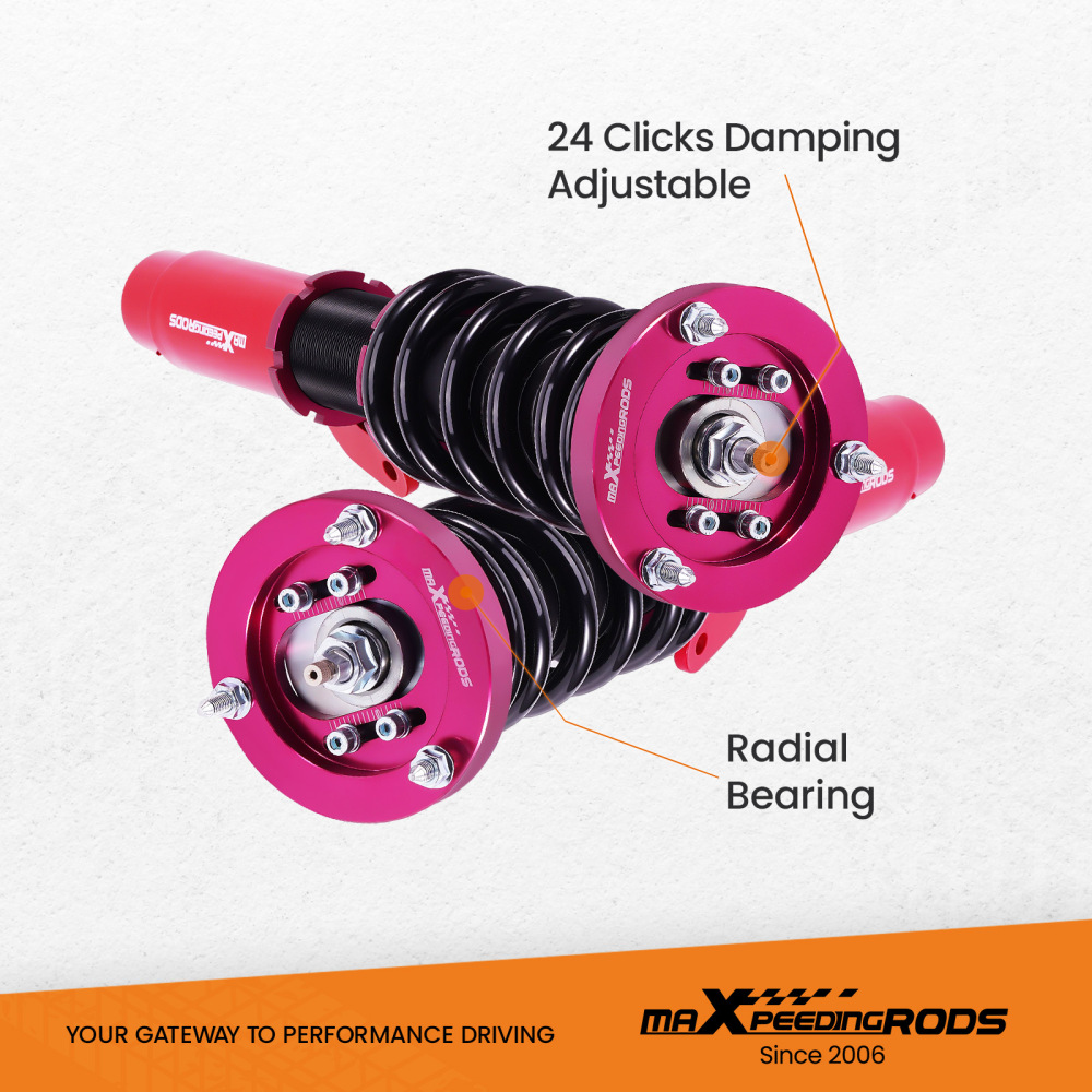 Amortiguadores Suspensión tuning compatible para BMW 3 Series E46 Sedán Coupe 1998-2005 318