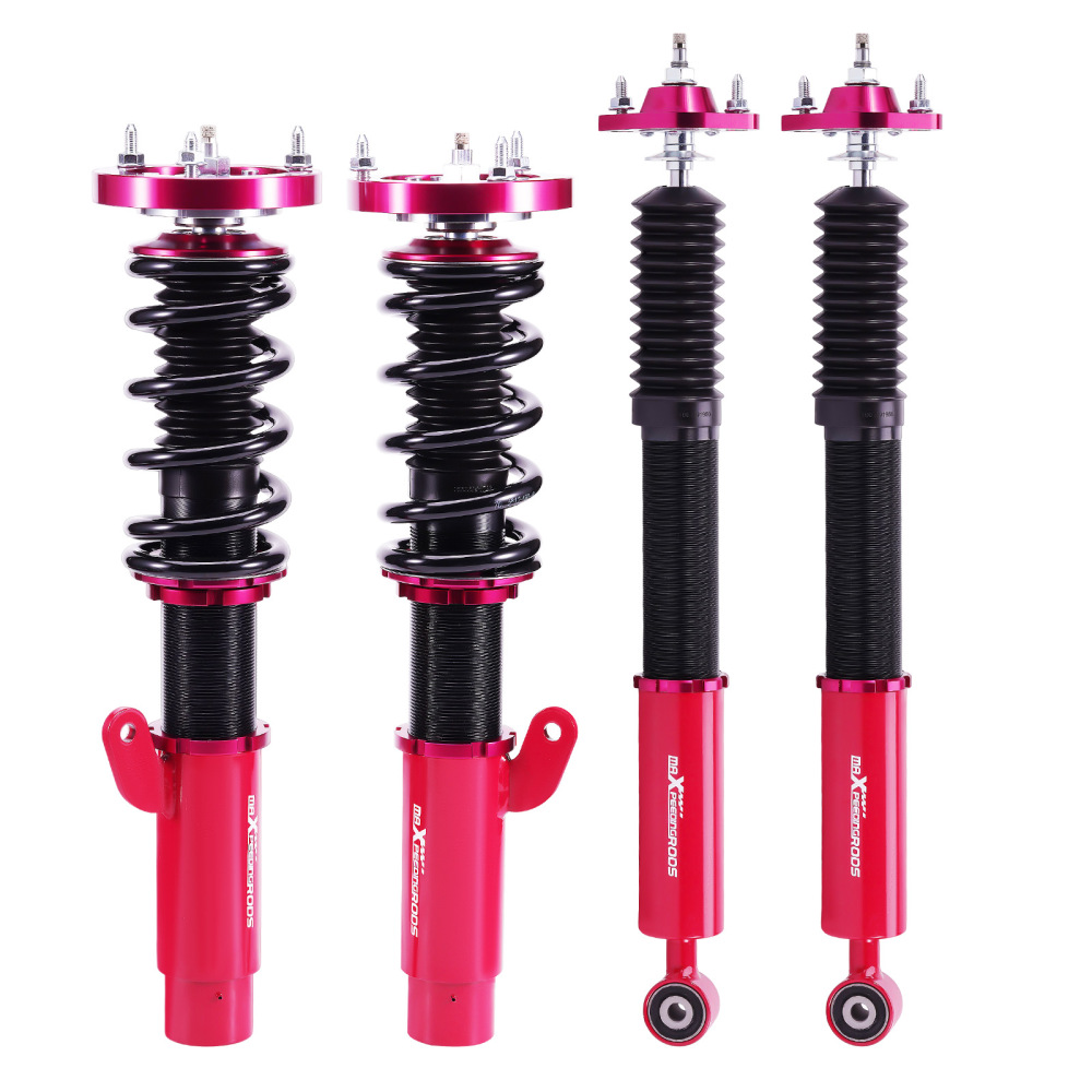 Compatible for BMW E46 3 Series 1998-2006 320i 318i Height And Damper Adjustable Coilover Suspension Kit Lowering Kit