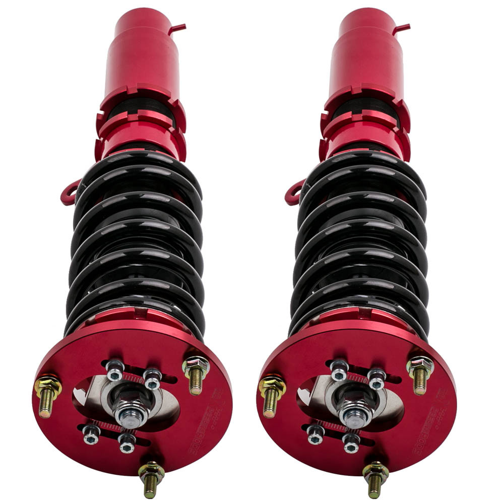 Kit ammortizzatori per auto Anteriore e Posteriore compatibile per BMW E46 Serie 3 1998-2006 Lowering Kit