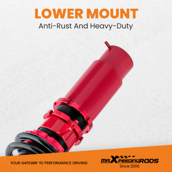 Kit ammortizzatori per auto Anteriore e Posteriore compatibile per BMW E46 Serie 3 1998-2006 Lowering Kit