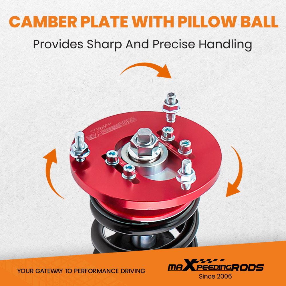 Compatible for BMW E46 Coilovers 3 Series 1998 - 2006 325i 323i 328i 320i Height Adjustable Coilover Suspension Kit Lowering Kit