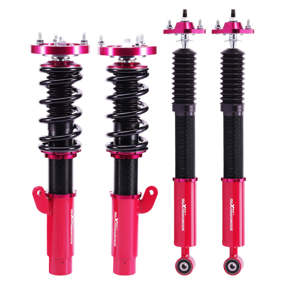 4pcs Adjust Height Coilovers Suspension Kits Shock Absorber compatible for BMW 3 Series E46 1998-2005