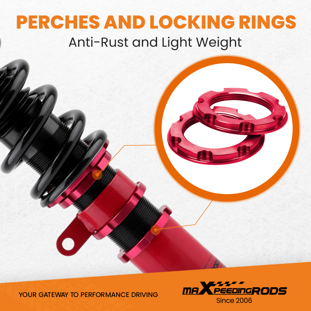 24 Way Adjustable Coilovers Suspension For BMW 5-Series SEDAN AWD E60 2004-2010