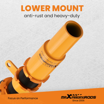 Maxpeedingrods Coilovers 24 Way Damper Shocks compatible for BMW 5 Series AWD XI E60 03-10 lowering kit