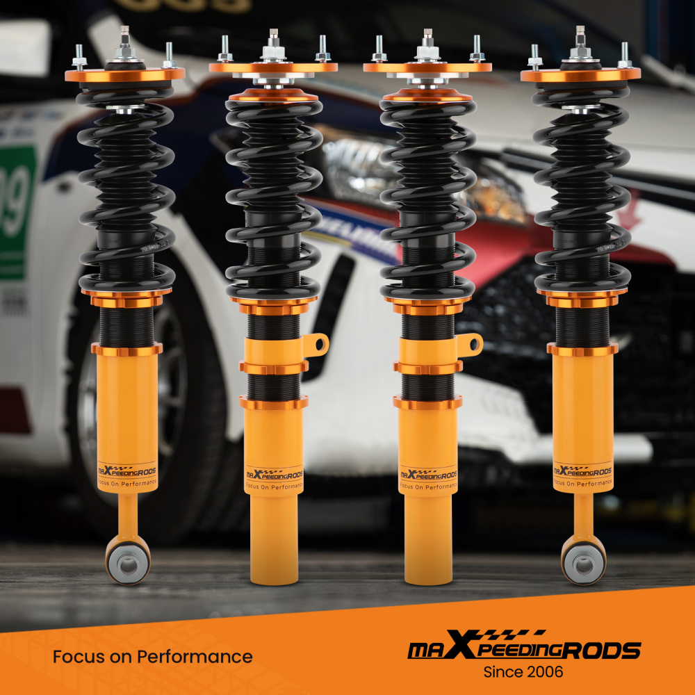 Maxpeedingrods Coilovers 24 Way Damper Shocks compatible for BMW 5 Series AWD XI E60 03-10 lowering kit