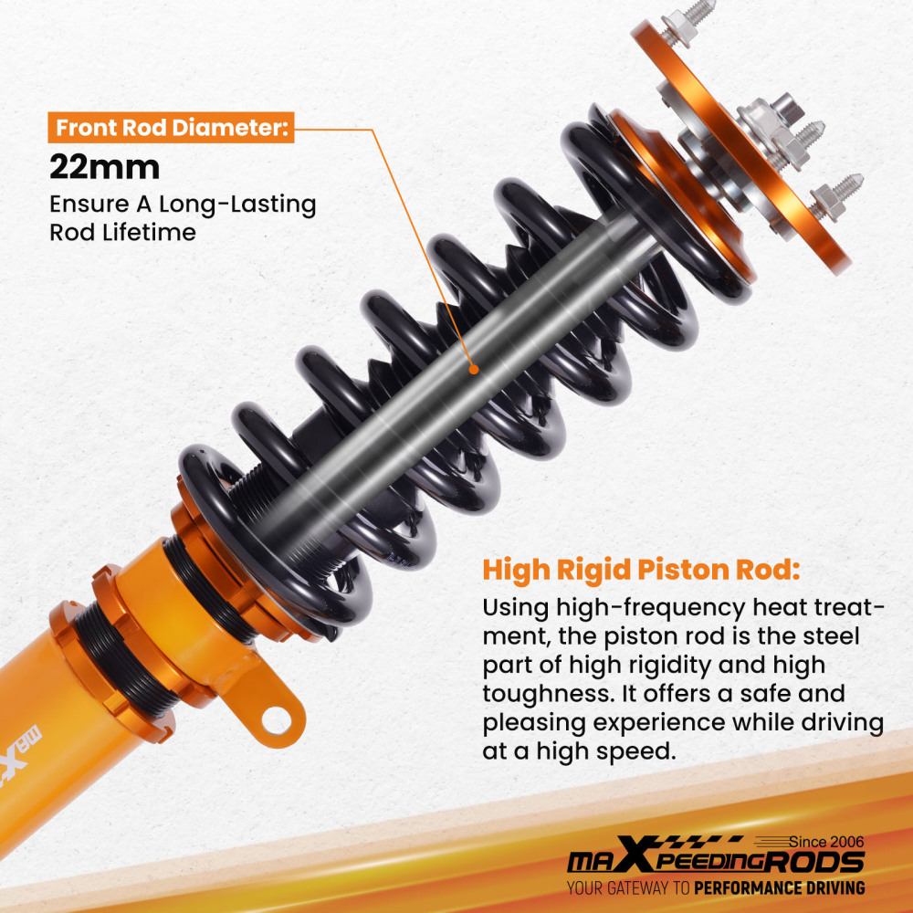 Coilovers Shock Struts compatible for BMW 5 Series E60 Sedan 2004-2010 523 525 528 530 RWD