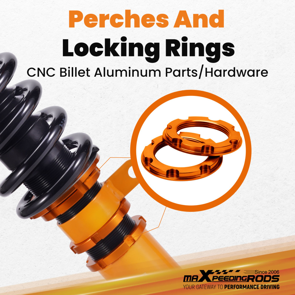 Coilovers Shock Struts compatible for BMW 5 Series E60 Sedan 2004-2010 523 525 528 530 RWD