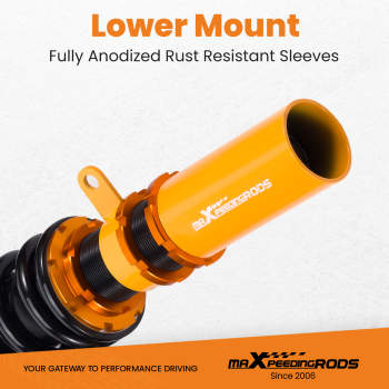 Adjustable Coilovers Shocks Struts Kit For BMW 5 Series E60 SEDAN RWD 2004-2010