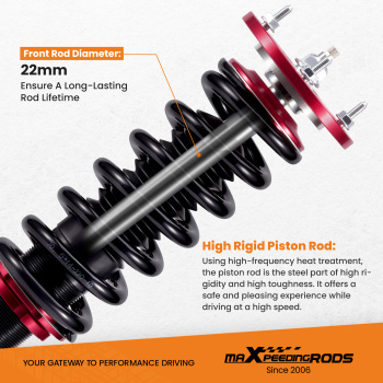 2004 - 2010 compatible for BMW 5 Series E60 Sedan Adjustable Damper 525i 530i 535i 550i Coilover Kit lowering kit