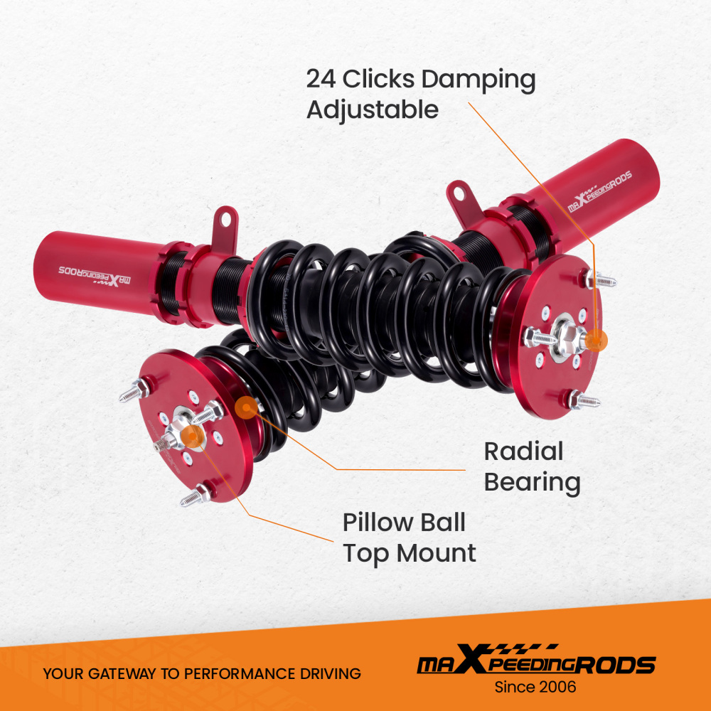 2004 - 2010 compatible for BMW 5 Series E60 Sedan Adjustable Damper 525i 530i 535i 550i Coilover Kit lowering kit