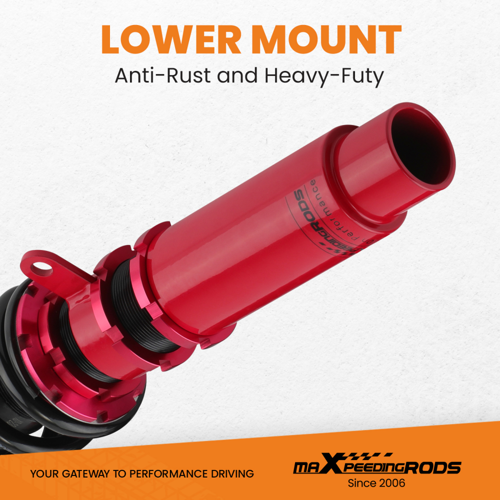 Coilovers 24 Ways Adj. Damper compatible for BMW 5 Series E60 2004-2010 Shocks Absorbers lowering kit