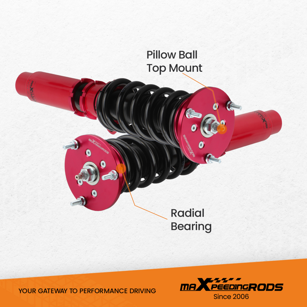 Coilovers 24 Ways Adj. Damper compatible for BMW 5 Series E60 2004-2010 Shocks Absorbers lowering kit