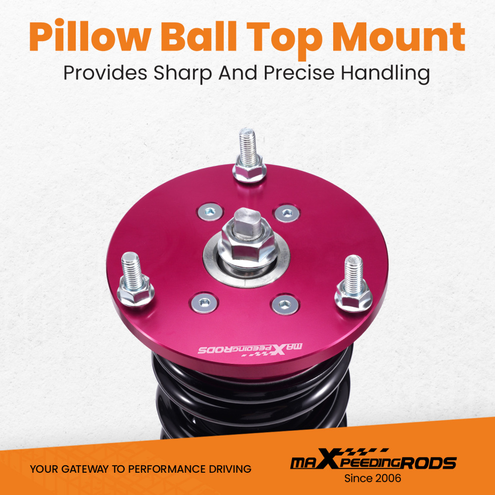 4x Suspension Struts compatible pour BMW E60 2004-2010 Réglable Amortisseurkit d'abaissement