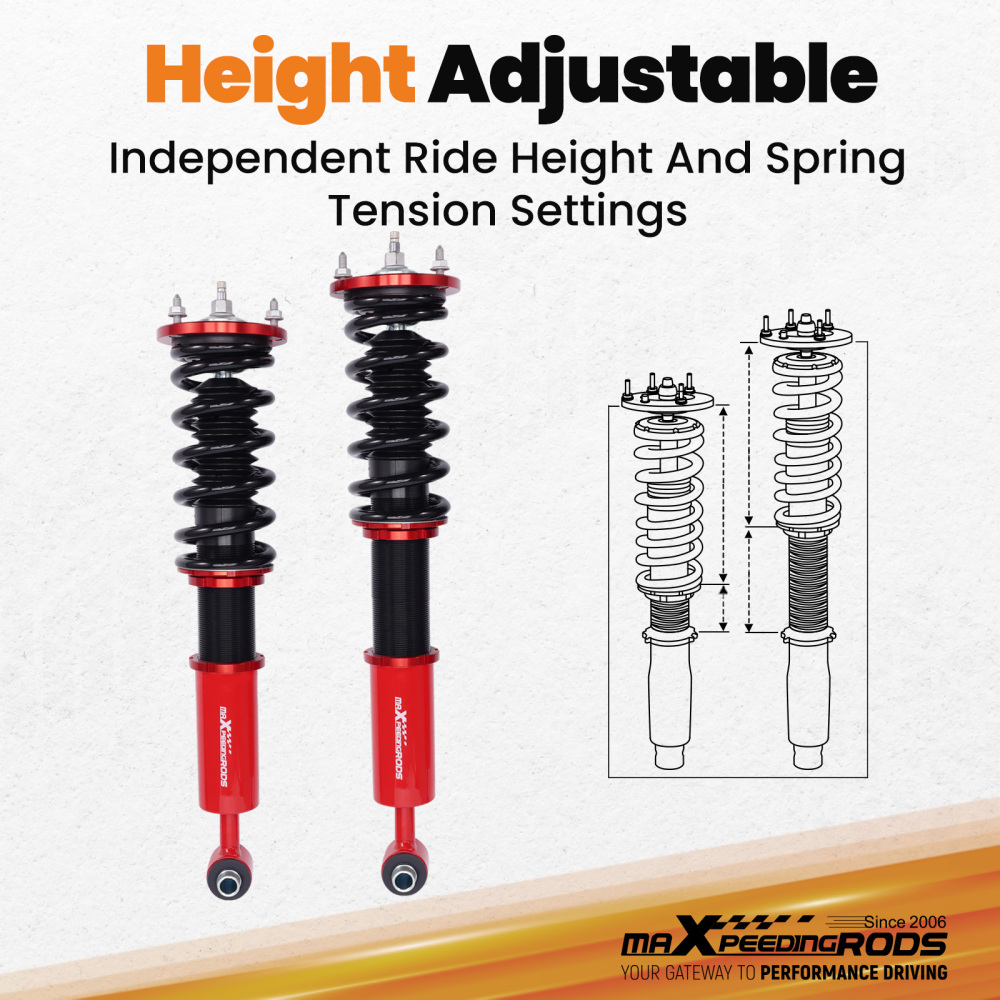 2004 - 2010 compatible for BMW 5 Series E60 Sedan Adjustable Damper 525i 530i 535i 550i Coilover Kit lowering kit