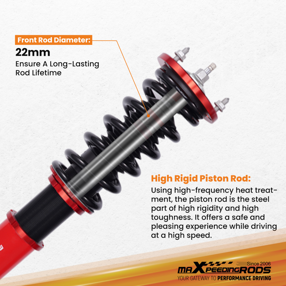 Suspensión Amortiguador Shock compatible para BMW E60 520 523 525 530 535 540 550 M5 03-10