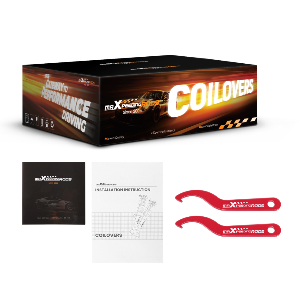 Coilovers Street Coilover Kit de suspensión Compatible para BMW Serie 5 E60 2004-2010 Sedán RWD