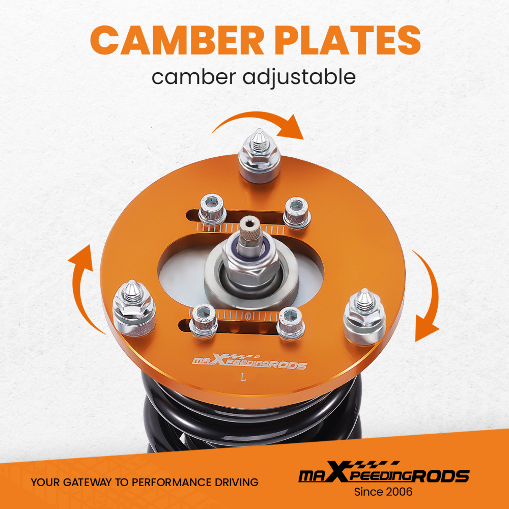 Kit combinés filetés réglables compatible pour BMW Série 1 E82 2008 a 2013 135i 125i 120d