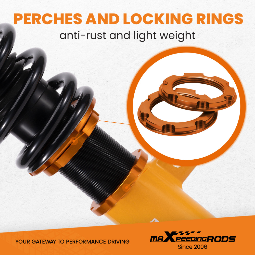 Kit combinés filetés réglables compatible pour BMW Série 1 E82 2008 a 2013 135i 125i 120d