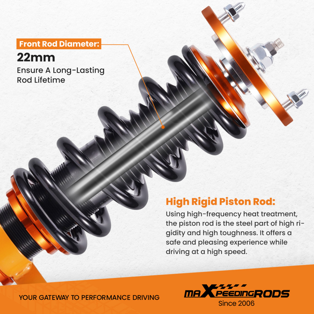 24 Damping Levels Adjustable Coilover compatible for BMW 3 Series E90 330i 335i 320i 320d