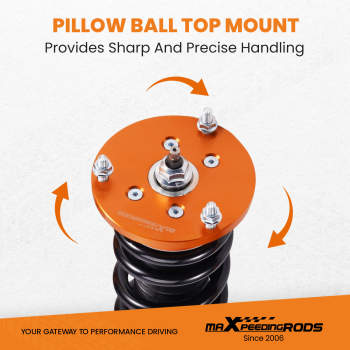 Coilovers Damper Adj. Shocks Set compatible for BMW 3 Series E90 E91 2006-13 Spring Struts Lowering Kit