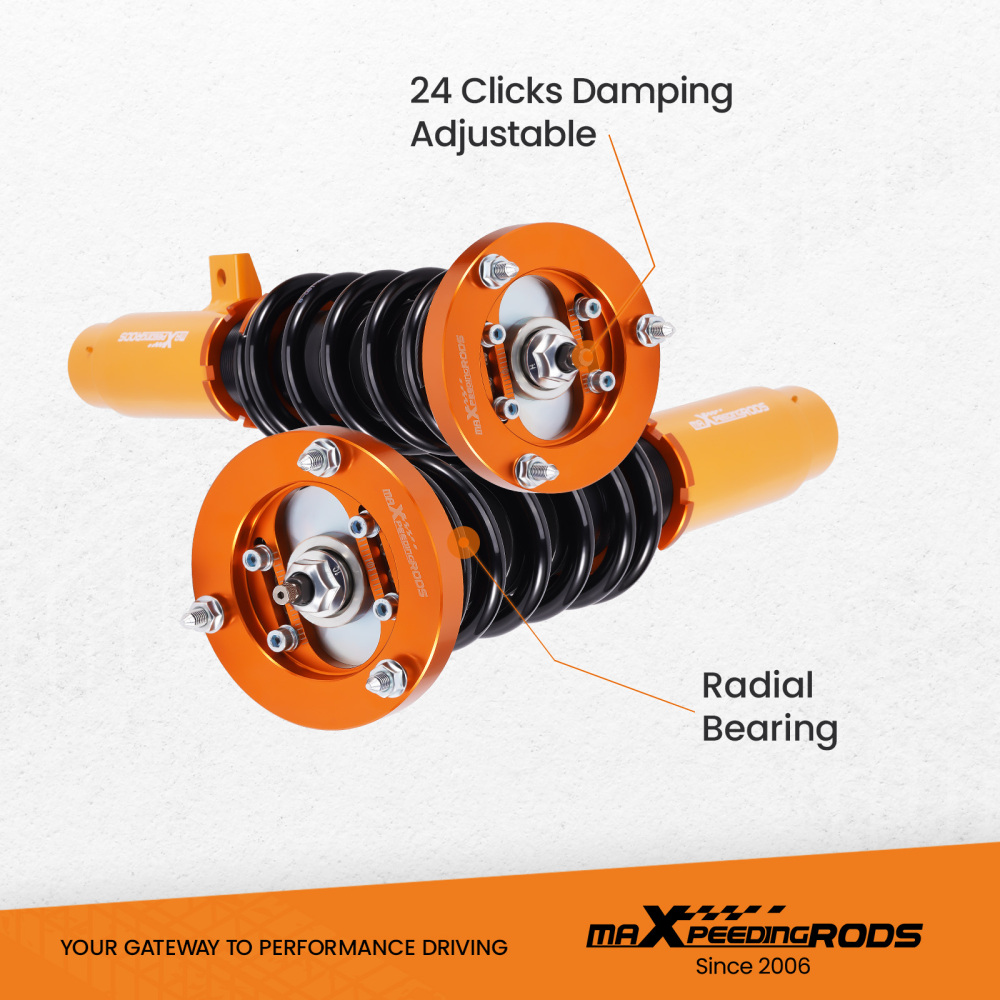 Height And Damper Adjustable Coilover Suspension Kit compatible for BMW 3 Series E92/E93 2007-2011 Lowering Kit